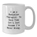 Funny Quote Radiation Therapist White Coffee Mug Gifts from Men to Radiation Therapist on Father's Day - Additional