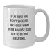 Gifts from Friends Unique Inspirational Analyst White Coffee Mugs for Graduation - If At First You Don't Succeed, Try Doing What Your Analyst Told You To Do The First Time. - Additional