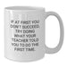 Funny White Coffee Mugs Gifts from Men and Women to Teacher on Graduation Unique Gifts - Additional