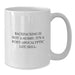 Funny Backpacking Gifts for Men from Friends - 'Backpacking Is Not A Hobby. It's A Post-apocalyptic Life Skill.' - White Coffee Mug - Additional