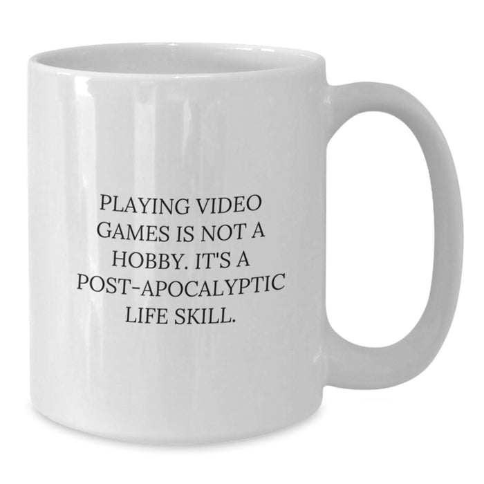 Funny Playing Video Games White Coffee Mugs Gifts from Friends for New Graduates - Additional