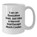 Funny Executive Gifts from Dad to Son, Graduation Unique Gifts for Executive Father, White Coffee Mug, I Am An Executive Dad, Executive White Coffee Mug - Additional