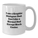 Funny Graphic Designer Dad Gifts for Men, Unique White Coffee Mug for Graduation, 'I Am A Graphic Designer Dad...' - Additional