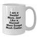 Funny Dentist Mom Gifts from Family to Men Graduation Unique White Coffee Mugs, Inspirational Quote 'I Am A Dentist Mom. Just Like A Normal Mom Except Much Cooler.' - Additional