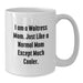 Funny Waitress Gifts from Mom, White Coffee Mug for Waitress, 'I Am A Waitress Mom' Ceramic Mugs for Graduation - Additional