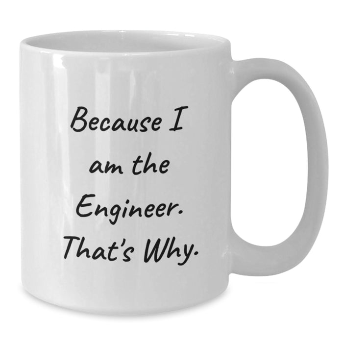 Funny Engineer Coffee Mugs Gifts for Men Friends Graduation Unique Engineer Humor Mug for Engineer Enthusiast Gifts from Friends to Engineer - Additional