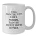 Funny Painter Coffee Mug Gifts from Friends to Men on Christmas, Perfect for Painter Enthusiasts, Unique White Coffee Mug with 11oz Capacity, Ceramic Material, Microwave and Dishwasher Safe - Additional