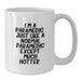 Funny Rescue Worker White Coffee Mug Gifts from Friends to Rescue Worker Graduates - 'I'm A Rescue Worker. Just Like A Normal Rescue Worker Except Much Hotter.' - Additional