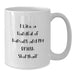 Funny British Shorthair Cat Gifts for Men from Family - I Like A Handful Of Humans And My British Shorthair, White Coffee Mug for Graduation - Additional