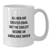 Ambulance Driver White Coffee Mug - Funny Ambulance Driver Gifts for Men Valentine's Unique Ideas from Friends - Additional