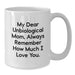 Funny Unbiological Mom Gifts from Family - White Coffee Mug, 'My Dear Unbiological Mom, Always Remember How Much I Love You.' Quote, Christmas Unique Gifts - Additional