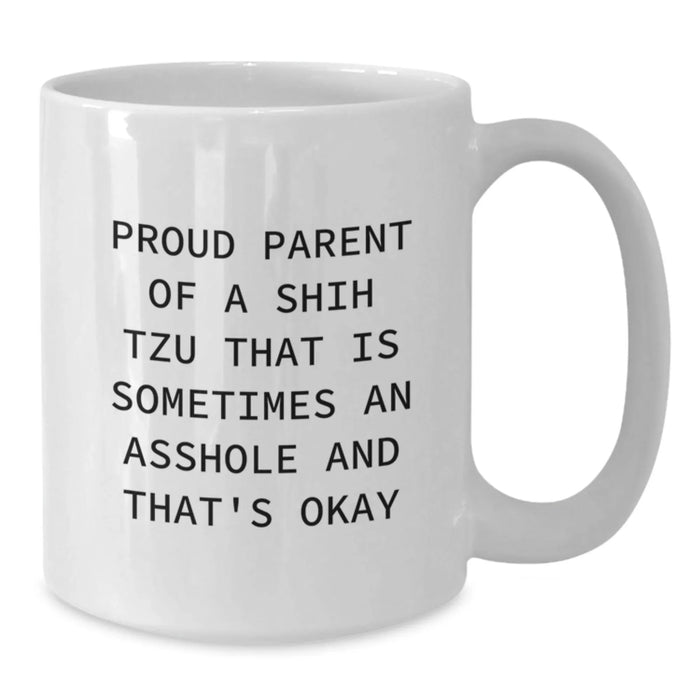 Funny Shih Tzu Dog Christmas Unique Gifts for Proud Parents from Friends and Family - Additional
