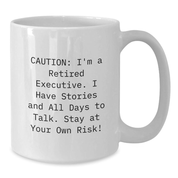 Funny Executive Coffee Mug Gifts from Friends, Family, or Coworkers for Graduation, Unique Executive Humor - Additional