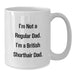 Funny British Shorthair Cat Gifts from Men Dad, Unique Birthday Unique Gifts for British Shorthair Cat Lovers, White Coffee Mug with I'm Not A Regular Dad. I'm A British Shorthair Dad. - Additional