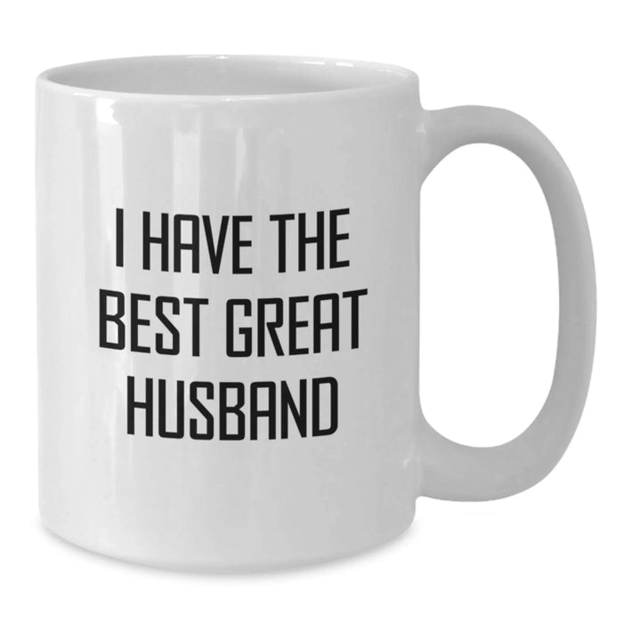 Funny Husband Gifts from Friends for Him White Coffee Mug Christmas Unique Presents - Additional