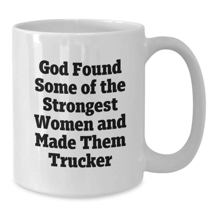 Funny Trucker Gifts from Men Unique White Coffee Mugs for Trucker Women Christmas - Additional