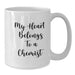 Funny Chemist Gifts from Friends for Men White Coffee Mugs My Heart Belongs To A Chemist Christmas Unique - Additional