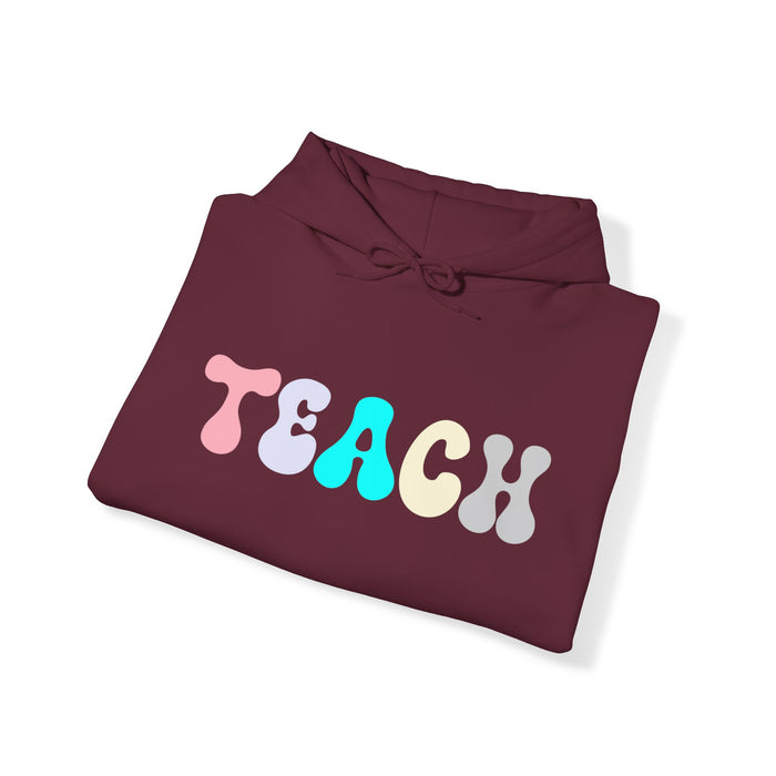 Teacher Sweatshirt, Teacher Shirts, Custom Teacher Gifts Personalized, TEACH Sweatshirt, Teacher Valentines Day Gift, Birthday, Christmas