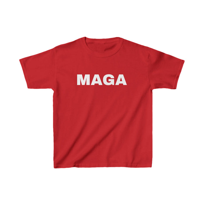 Kids MAGA Tee Shirt, Trump Supporter Children's T-Shirt, Make America Great Again, Patriotic Youth Tee, Political Kid's Clothing