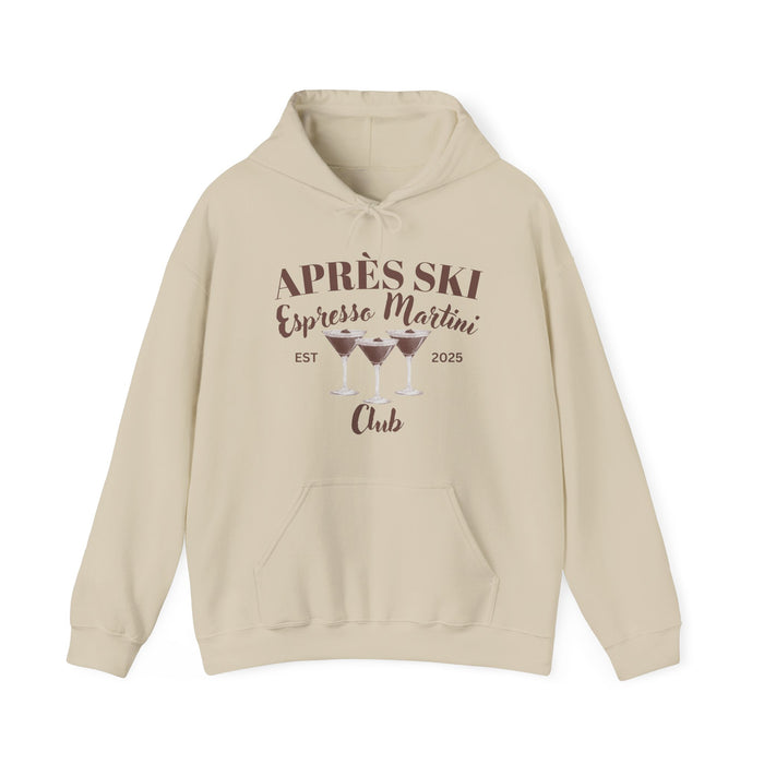 Apres Ski Espresso Martini Club Hoodie Apres Ski Sweatshirt Apres Ski Bachelorette Apres Ski Sweater Apres Ski Girls Club Colorado Shirt