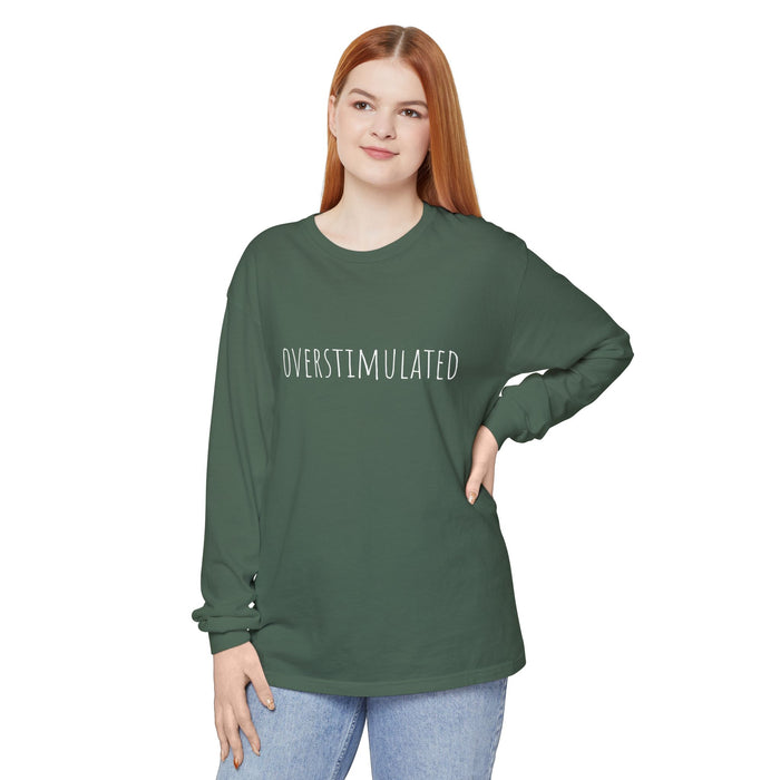 Overstimulated Shirt for Mom, Cowboy Frog Shirt, Unhinged TShirt, Weirdcore Clothing, Gen Z Shirt, Weird Stuff Funny Long Sleeve