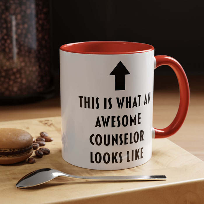 This Is What an Awesome Counselor Looks Like Coffee Mug – Counselor Appreciation Gift