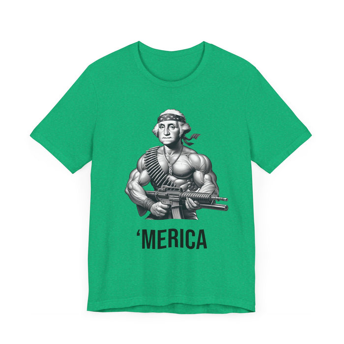 Merica George Washington Shirt, Funny 4th of July T-Shirt, Perfect Independence Day Tee, American, George Washington, July 4th Gift, Awesome