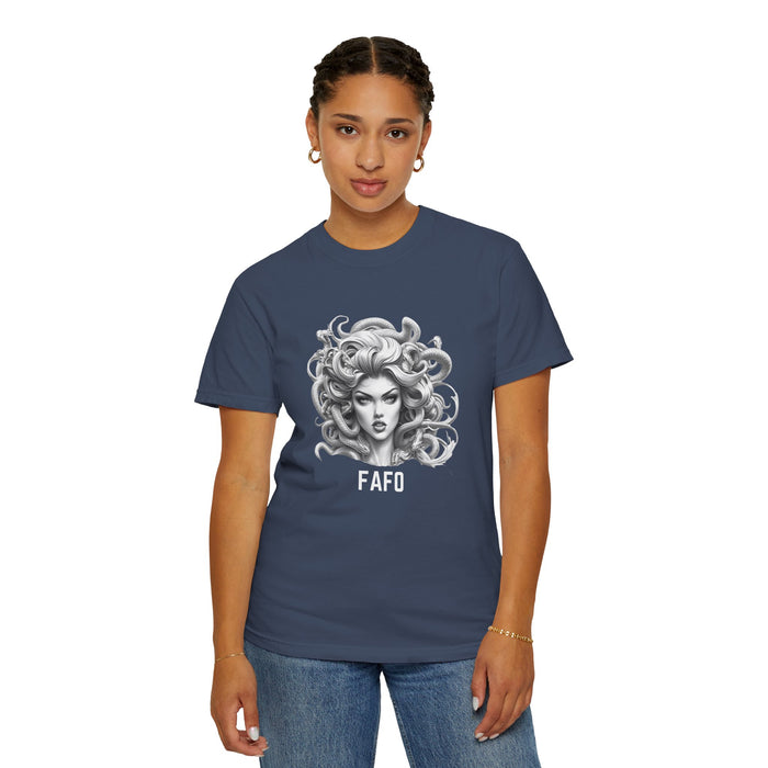 Fuck Around Find Out, Medusa T-Shirt, Greek Mythology Tee for Feminist Rage, Female Empowerment, Anti-Trump Tee Shirt, Democray, Resistance