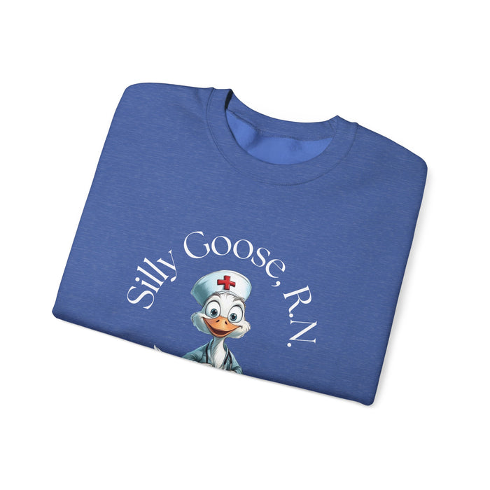 Silly Goose RN Sweatshirt, Registered Nurse Shirt, Nurse Gift, Nurse Shirt, Funny Shirt, Funny Goose Shirt,Funny Gift, Gag Gift, Nurse Day