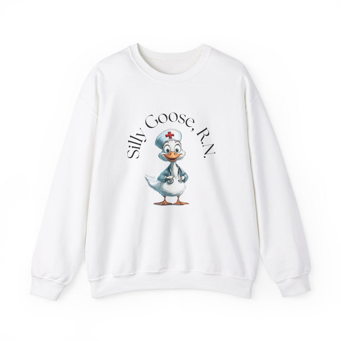 Silly Goose RN Sweatshirt, Registered Nurse Shirt, Nurse Gift, Nurse Shirt, Funny Shirt, Funny Goose Shirt,Funny Gift, Gag Gift, Nurse Day
