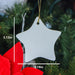 Funny Orange Cat Dad Gifts - 'I Just Want To Be A Stay At Home Orange Cat Dad' Star Ornament for Christmas from Gifts from Men to Orange Cat Lovers - Image 2