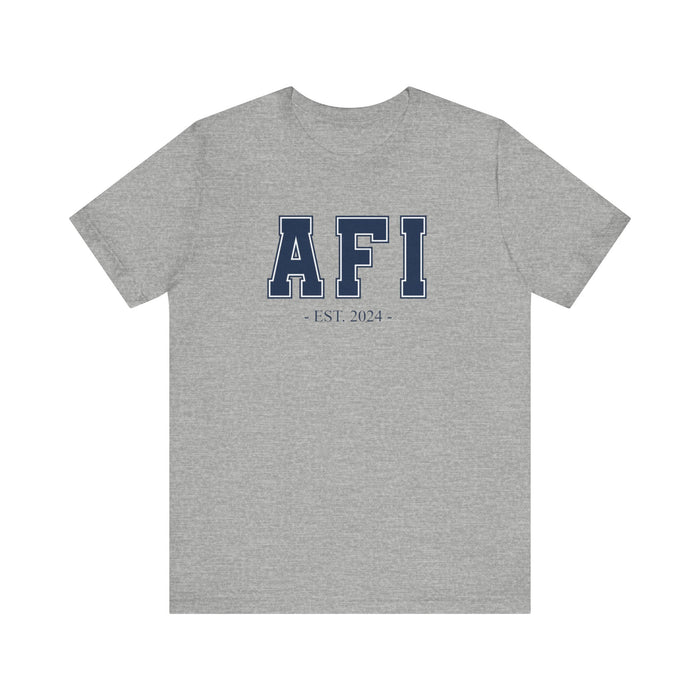 Afi Established 2024 Tee Shirt - Personalized Grandfather Gift - Celebratory Grandpa T-Shirt - Custom Afi New Grandfather Present Cotton