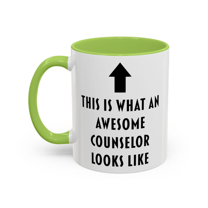 This Is What an Awesome Counselor Looks Like Coffee Mug – Counselor Appreciation Gift