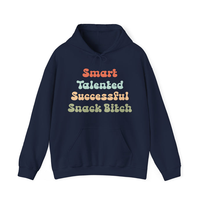 Smart, Talented, Successful, Snack Bitch, Funny Motherhood Sweatshirt, Mom Gift, Sarcastic Toddler, Retro, Mother's Day, Birthday, Christmas