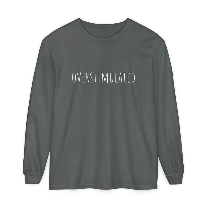Overstimulated Shirt for Mom, Cowboy Frog Shirt, Unhinged TShirt, Weirdcore Clothing, Gen Z Shirt, Weird Stuff Funny Long Sleeve