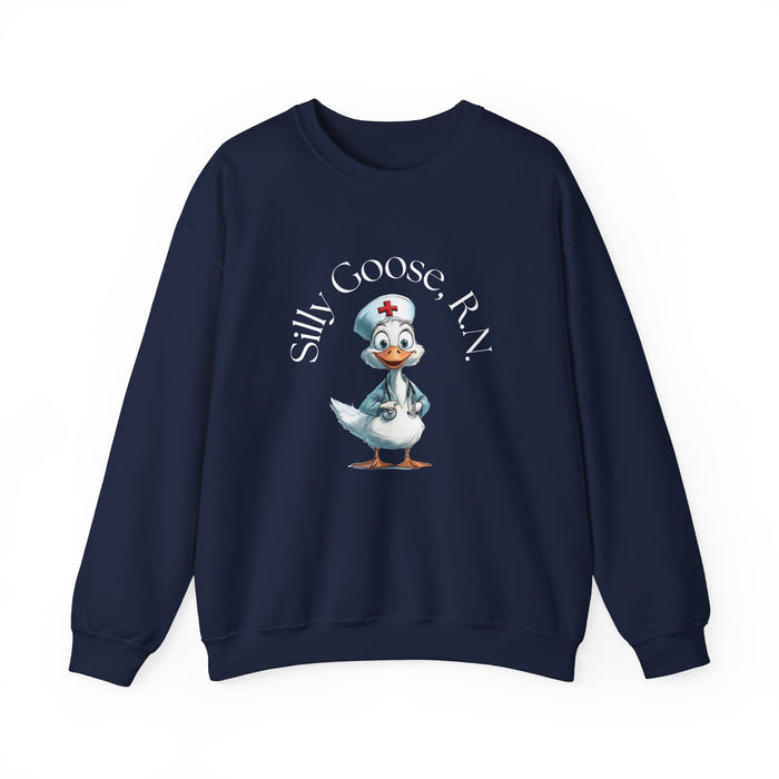 Silly Goose RN Sweatshirt, Registered Nurse Shirt, Nurse Gift, Nurse Shirt, Funny Shirt, Funny Goose Shirt,Funny Gift, Gag Gift, Nurse Day