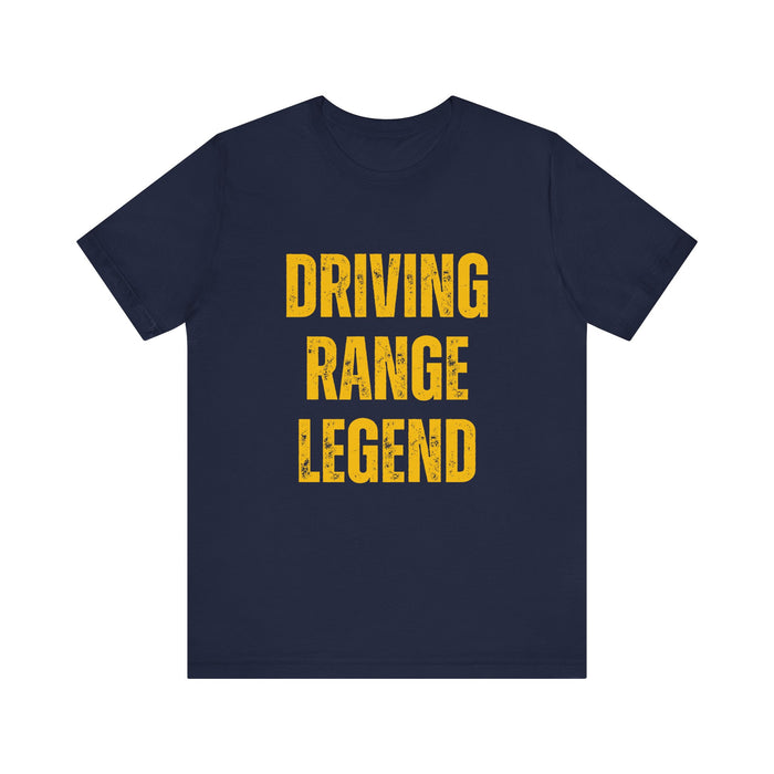 Golf Shirt Funny Golf Tee Shirt Driving Range Legend Tee Retirement Gift Funny Golf Apparel Gift for Golfer Birthday Gift Dad Golf Shirt