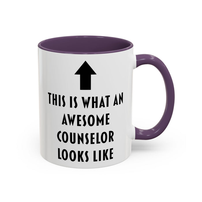 This Is What an Awesome Counselor Looks Like Coffee Mug – Counselor Appreciation Gift