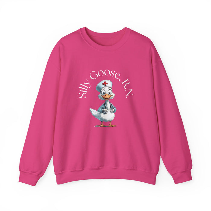 Silly Goose RN Sweatshirt, Registered Nurse Shirt, Nurse Gift, Nurse Shirt, Funny Shirt, Funny Goose Shirt,Funny Gift, Gag Gift, Nurse Day