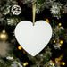 Funny Yoga Instructor Gifts from Friends for Christmas - Be Nice To Me. I May Be Your Yoga Instructor One Day. Heart Ornament - Image 3