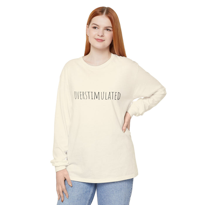 Overstimulated Shirt for Mom, Cowboy Frog Shirt, Unhinged TShirt, Weirdcore Clothing, Gen Z Shirt, Weird Stuff Funny Long Sleeve
