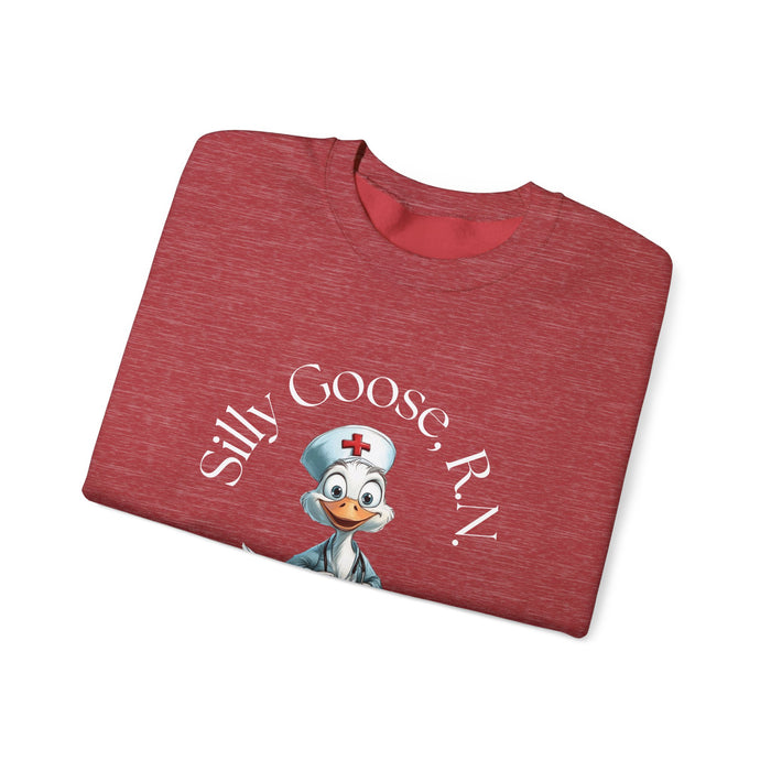 Silly Goose RN Sweatshirt, Registered Nurse Shirt, Nurse Gift, Nurse Shirt, Funny Shirt, Funny Goose Shirt,Funny Gift, Gag Gift, Nurse Day