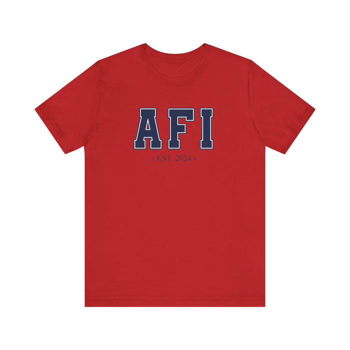 Afi Established 2024 Tee Shirt - Personalized Grandfather Gift - Celebratory Grandpa T-Shirt - Custom Afi New Grandfather Present Cotton