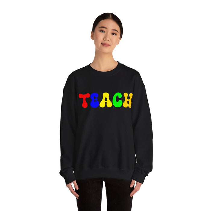 Teacher Sweatshirt, Teacher Shirts, Custom Teacher Gifts Personalized, TEACH Sweatshirt, Teacher Valentines Day Gift, Birthday, Christmas