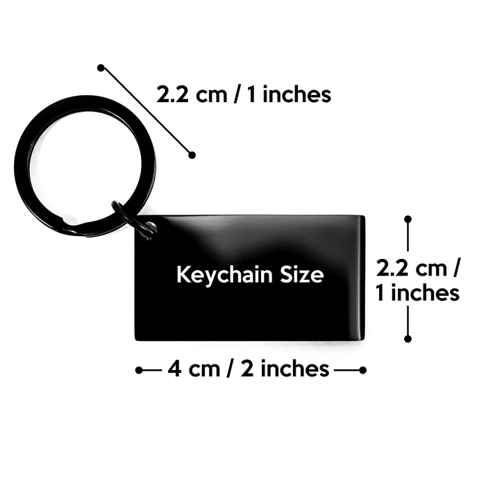 World's Greatest Postmaster Keychain, Funny Gifts from Men to Postmaster, Unique Mother's Day Keychain - Image 4