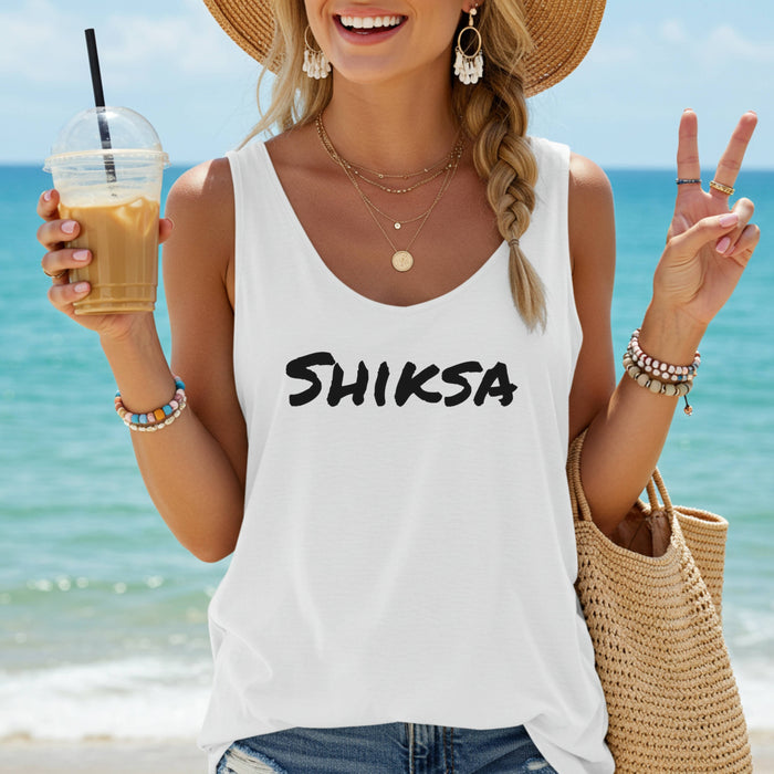 Shiksa Shirt Shiksa Tank Top Funny Shiksa Shirt Gift for Non-Jewish Woman Jewish Humor Jewish Boyfriend Gift Rebel Yiddish Hebrew Tshirt