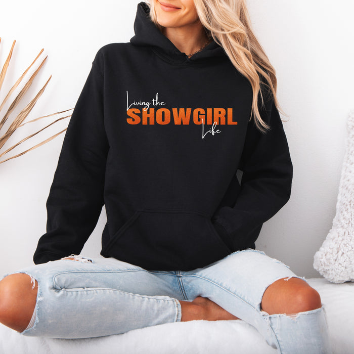 Showgirl Hoodie Showgirl Established 2025 for Fan Living the Show Girl Life Sweat Shirt Cute Concert Outfit for Concert Country Music Fan