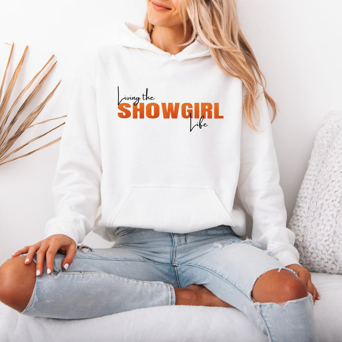 Showgirl Hoodie Showgirl Established 2025 for Fan Living the Show Girl Life Sweat Shirt Cute Concert Outfit for Concert Country Music Fan