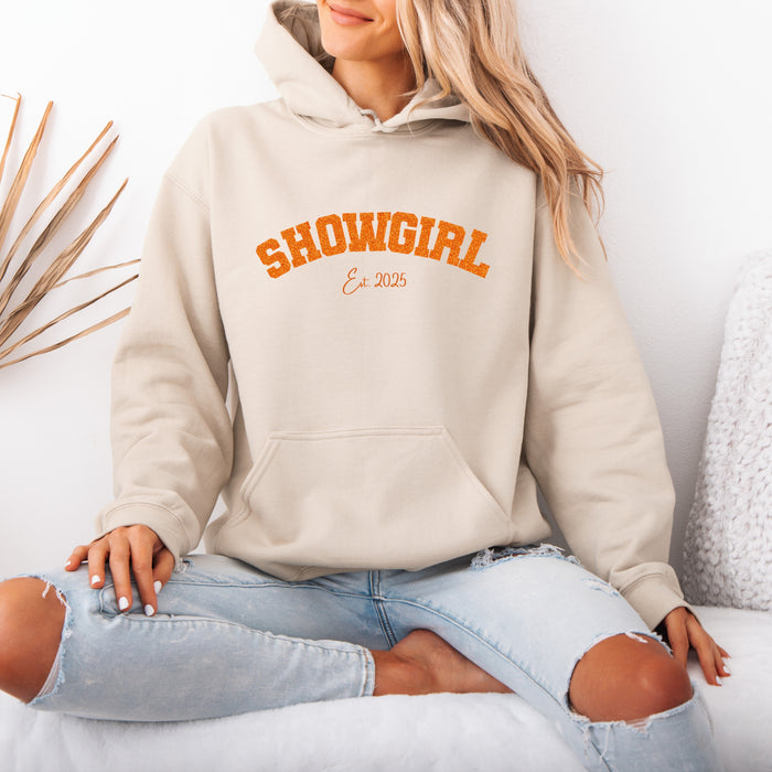 Showgirl Hoodie Showgirl Established 2025 for Fan Show Girl Era Sweat Shirt Cute Concert Outfit for Concert Country Music Fan Country Gift
