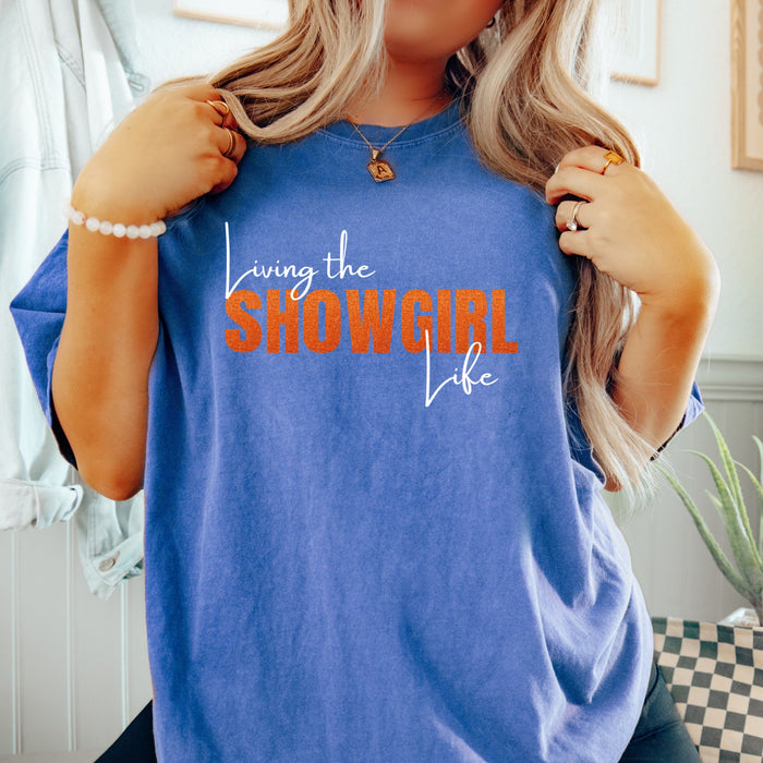 Showgirl Era Graphic Shirt Showgirl Life Tee for Fan Living The Showgirl Life Shirt Cute Concert Outfit for Concert Country Music Fan Gift
